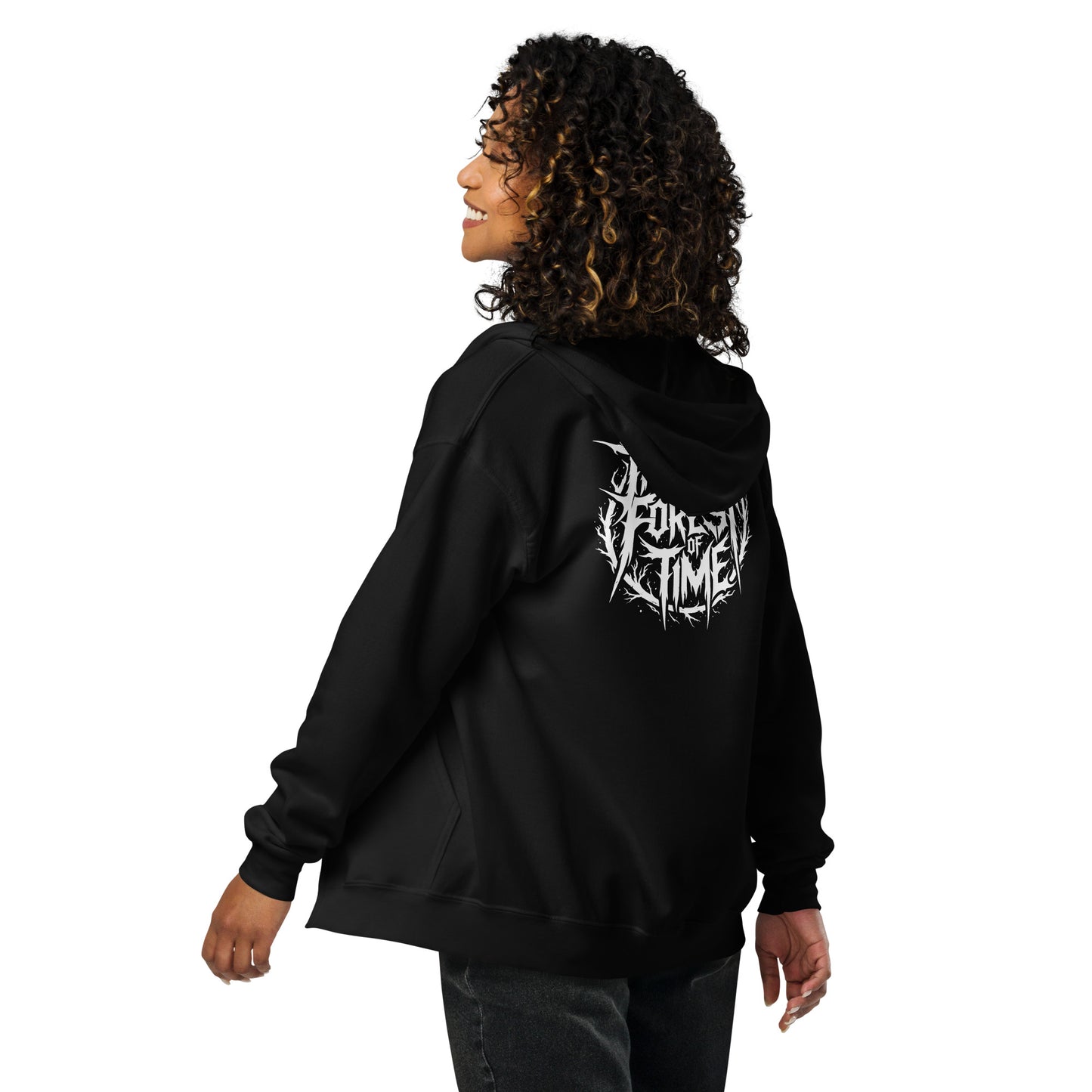 Through The Forest Of Time Logo 2023Unisex Heavy-Blend Zip Hoodie