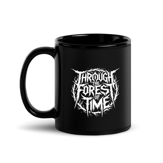 Through The Forest Of Time Logo 2023 Tasse Schwarz