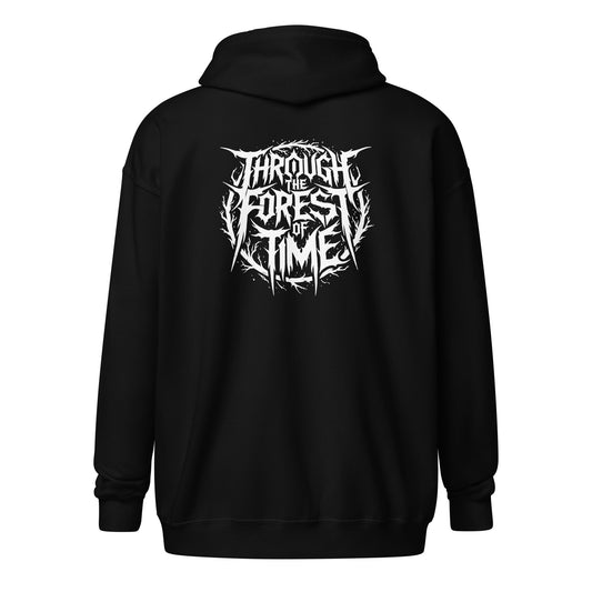Through The Forest Of Time Logo 2023Unisex Heavy-Blend Zip Hoodie